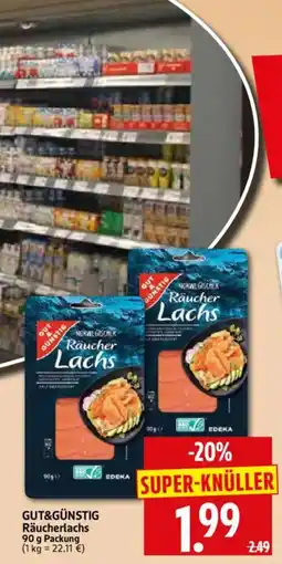 Edeka Herkules GUT&GÜNSTIG Räucherlachs Angebot