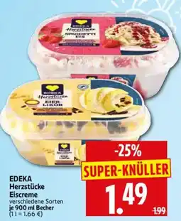 Edeka Herkules EDEKA Herzstücke Eiscreme Angebot
