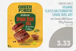 Edeka Struve GREEN FORCE PFLANZLICHE Spare Ribs Art Angebot