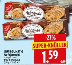 Edeka Herkules GUT&GÜNSTIG Apfelstrudel Angebot