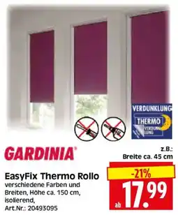 Herkules Baumarkt GARDINIA EasyFix Thermo Rollo Angebot