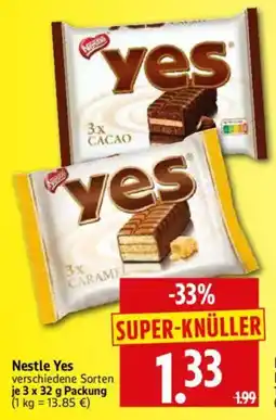 Edeka Herkules Nestle Yes Angebot