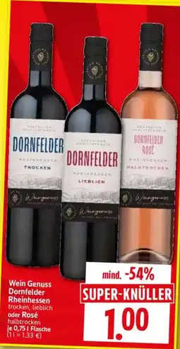 Edeka Herkules Wein Genuss Dornfelder Angebot