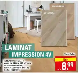 Herkules Baumarkt LAMINAT IMPRESSION 4V Angebot
