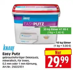 Herkules Baumarkt knauf Easy Putz Angebot