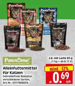 Herkules Baumarkt Pawsome! Alleinfuttermittel für Katzen Angebot