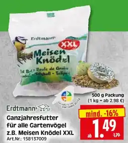 Herkules Baumarkt Erdtmanns Meisen Knödel XXL Angebot