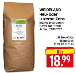Herkules Baumarkt WEIDELAND Heu- oder Luzerne-Cobs Angebot