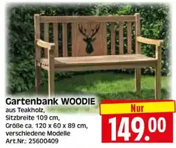 Herkules Baumarkt Gartenbank WOODIE Angebot