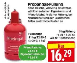 Herkules Baumarkt Propangas-Füllung Rheingas Angebot