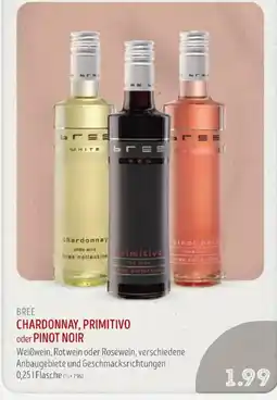 Edeka Struve BREE CHARDONNAY, PRIMITIVO oder PINOT NOIR Angebot