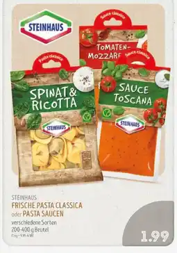 Edeka Struve STEINHAUS Frische Pasta Classica oder Pasta Saucen Angebot