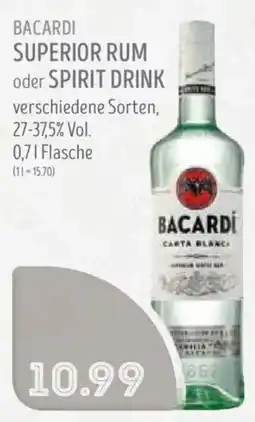 Edeka Struve BACARDI SUPERIOR RUM Angebot