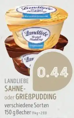 Edeka Struve LANDLIEBE SAHNE- oder GRIEBPUDDING Angebot