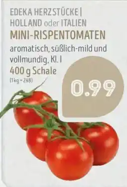 Edeka Struve EDEKA HERZSTÜCKE MINI-RISPENTOMATEN Angebot