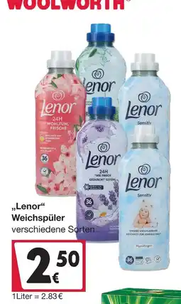 Woolworth Lenor weichspüler Angebot