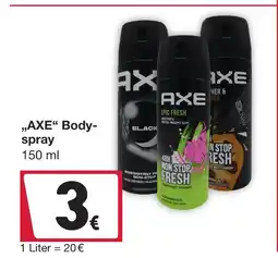 Woolworth Axe bodyspray Angebot