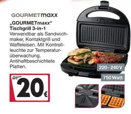 Woolworth Gourmetmaxx tischgrill 3-in-1 Angebot