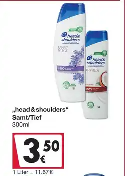 Woolworth Head&shoulders samt/tief Angebot