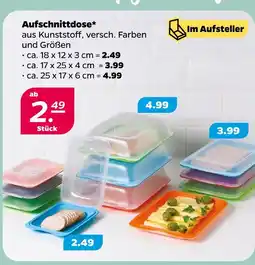 Netto Aufschnittdose 18 x 12 x 3 cm Angebot