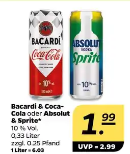 Netto Bacardi & coca-cola Angebot