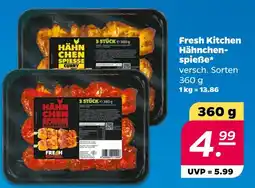 Netto Fresh kitchen hähnchenspieße Angebot