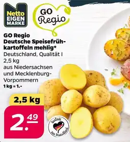 Netto Go regio deutsche speisefrühkartoffeln mehlig Angebot