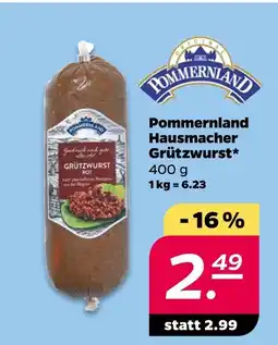 Netto Pommerland hausmacher grützwurst Angebot