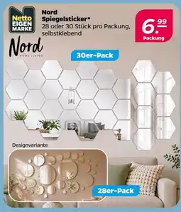 Netto Nord home living spiegelsticker Angebot