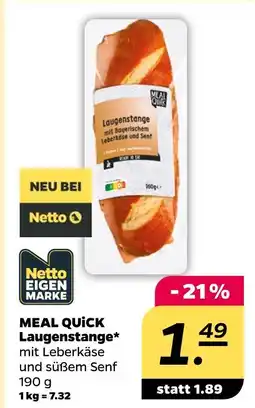 Netto Meal quick laugenstange Angebot