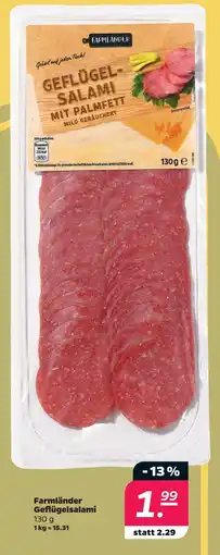 Netto Farmländer geflügelsalami Angebot