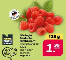 Netto Go regio deutsche himbeeren Angebot