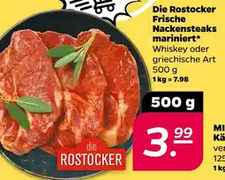 Netto Die rostocker frische nackensteaks mariniert Angebot