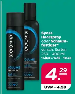 Netto Syoss haarspray oder schaum- festiger Angebot