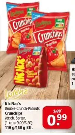 Multi Markt Nic Nac's Double-Crunch-Peanuts Crunchips Angebot