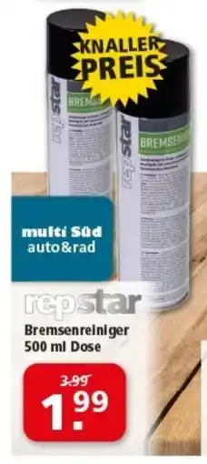 Multi Markt repstar Bremsenreiniger Angebot