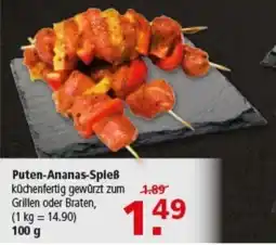 Multi Markt Puten-Ananas-Spieß Angebot