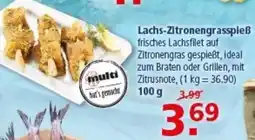 Multi Markt Lachs-Zitronengrasspieß Angebot