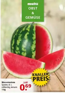 Multi Markt Wassermelone Angebot