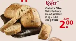 Multi Markt Käfer Clabatta Olive Angebot