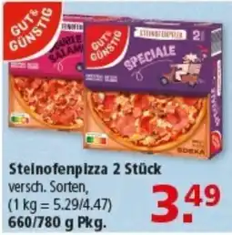 Multi Markt GUT&GÜNSTIG Steinofenpizza Angebot