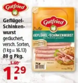 Multi Markt Gutfried Geflügel-Schinkenwurst Angebot