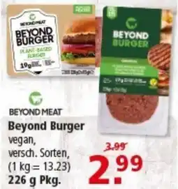 Multi Markt Beyond Meat Beyond Burger Angebot