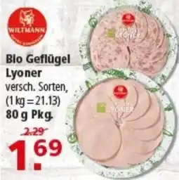 Multi Markt WILTMANN Bio Geflügel Lyoner Angebot