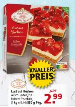 Multi Markt Lust auf Kuchen Erdbeer Cheesecake Angebot