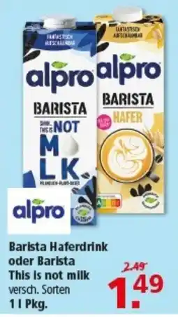 Multi Markt alpro Barista Haferdrink Angebot