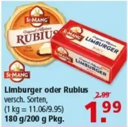 Multi Markt Limburger oder Rubius Angebot