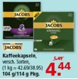 Multi Markt Jacobs Kaffee kapseln Angebot