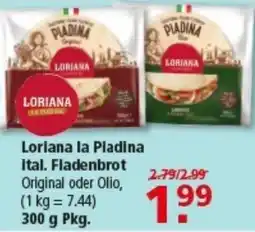 Multi Markt Loriana la Pladina ital. Fladenbrot Angebot