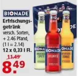 Multi Markt BIONADE Erfrischungsgetränk Angebot